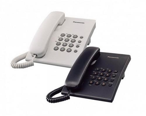 Panasonic - Teléfono Simple Kx-ts500 Negro O Blanco -