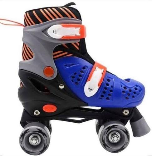 Patines Roller Skates Naranja Con Azul Para Niño - Delivery