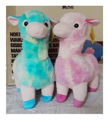 Peluche Llama - Alpaca Arco Iris Antialergico+ Bolsa Regalo