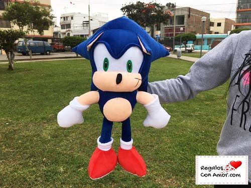 Peluche Sonic The Hedgehog - 55 Cms. De Alto