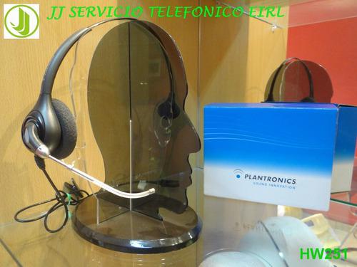 Plantronics Perú - Headset Supraplus Hw251 Call Center