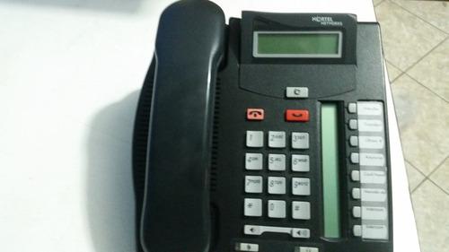 Telefono Nortel T-7208 Color Negro - Seminuevo