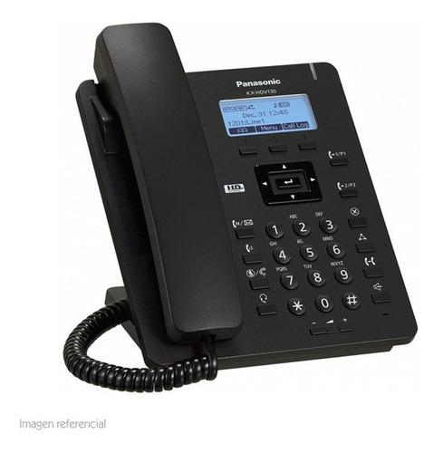 Teléfono Ip Panasonic Kx-hdv130, 2 Cuentas Sip, Lcd 2.3,