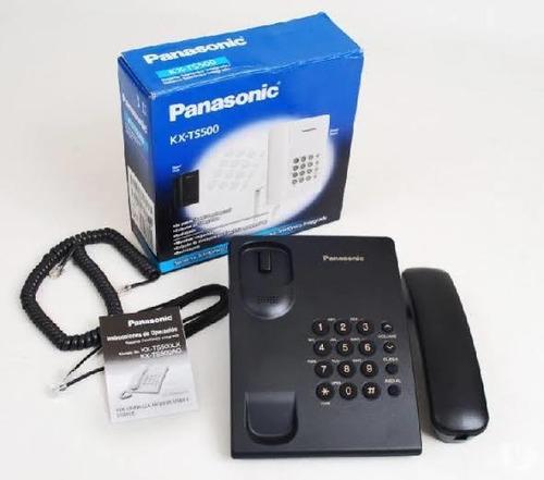 Teléfonos Analógicos Panasonic Kx-s500 Color Negro En Caja