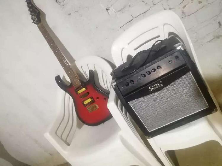 Amplificador y Guitarra