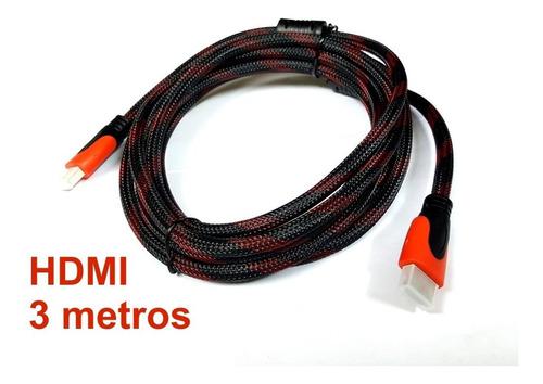Cable Hdmi A Hdmi Mallado - 3 Metros