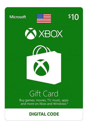 Gift Card Xbox $10 / Xbox
