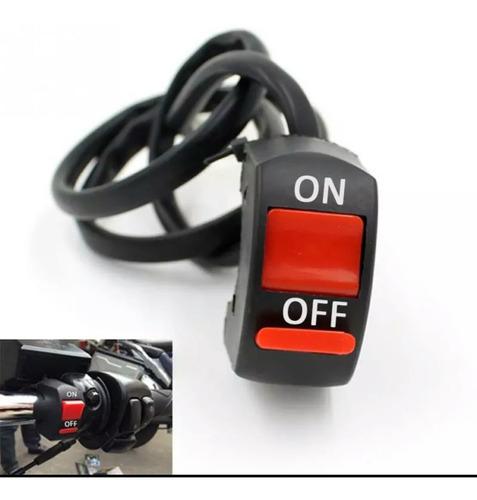 Interruptor Switch Comando On Off Mando Moto Manillar