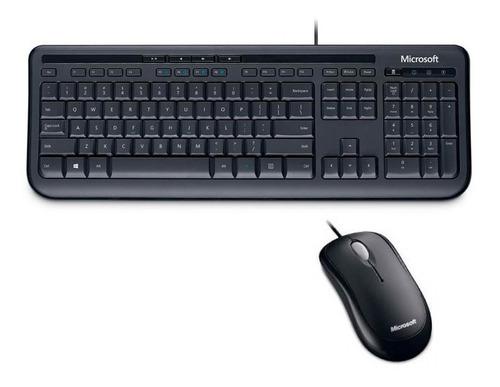 Kit Teclado Y Mouse Microsoft Wired 600, Usb 2.0