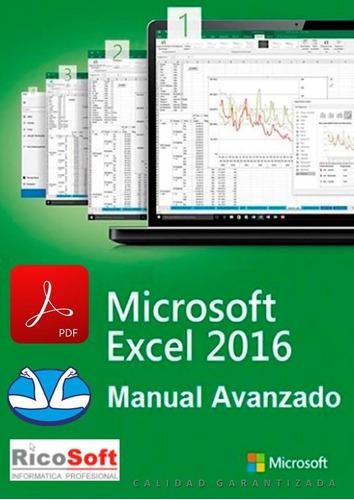 Manual Avanzado Microsoft Excel 2016 Pdf