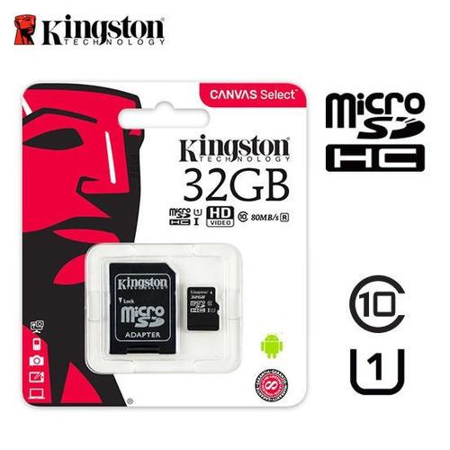 Memoria Micro Sd Hc 80mb/s 32gb Clase10 Kingston ¡original!