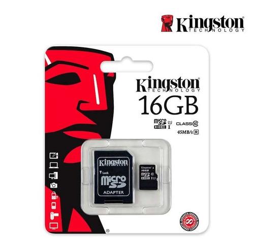 Memoria Micro Sd Kingston De 16 Gb Clase 10