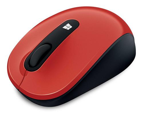Microsoft Sculpt Mobile Mouse Flame Red Rojo - 43u-00023