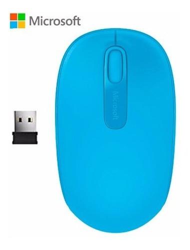 Mouse Inalambrico Microsoft Mobile 1850 Celeste Wireless