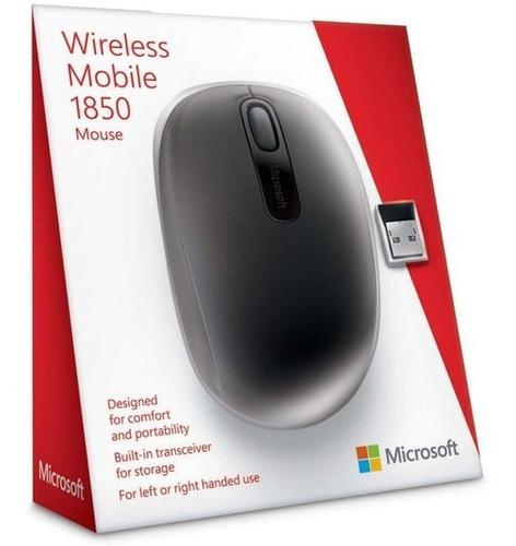 Mouse Inalambrico Microsoft Negro Y Morado - Envíos Ya
