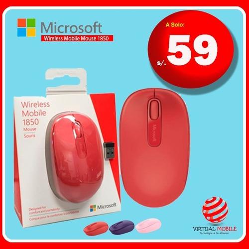 Mouse Inalambrico Microsoft Wireless Mobile Mouse 1850
