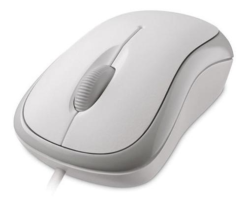 Mouse Usb Microsoft Basic Optical, 800 Dpi, Blanco, Scroll