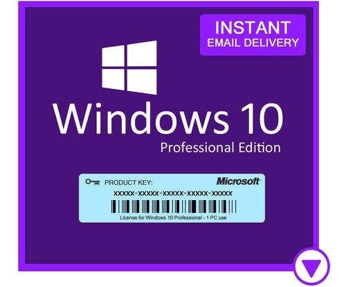 Windows 10 Pro/licencia Original/permanente/ 1pc