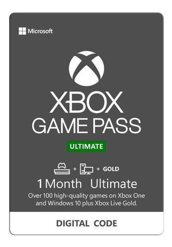 Xbox Game Pass Ultimate 1 Mes Xbox One / Pc Codigo Digital