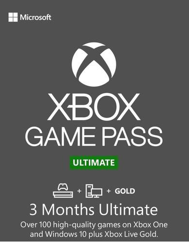 Xbox Game Pass Ultimate 3 Meses Xbox / Pc Codigo Global