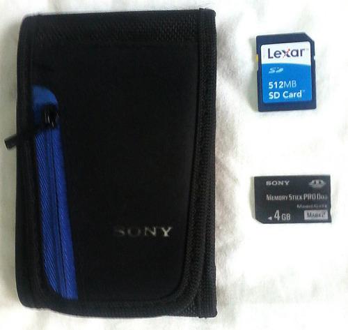 Estuche Sony + 1 Memoria Sd 512 Mb Y 1 Memory Stick Pro Duo