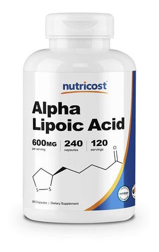 Alpha Lipoic Acid, 120 Capsulas.