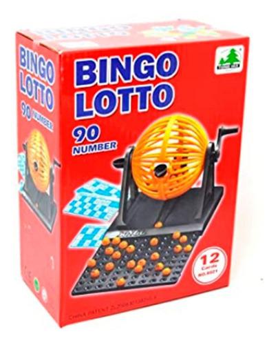 Bingo Lotto Chico 90 Numeros + 12 Cartillas
