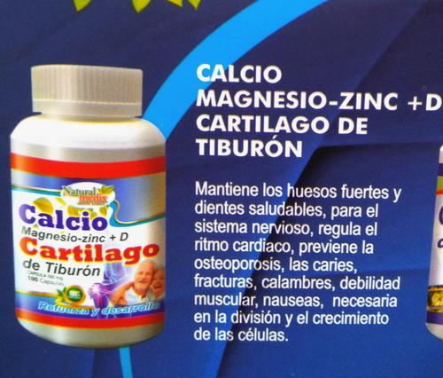 Cartilago De Tibiron Calcio Magnesio Zinc Vitamina D 100cap.