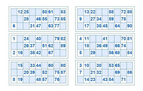 cartones de bingo de 80 bolas para imprimir pdf gratis