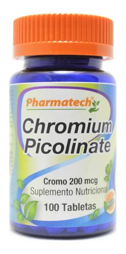 Chromiun Picolinate - Cromo 200mcg - Pharmatech