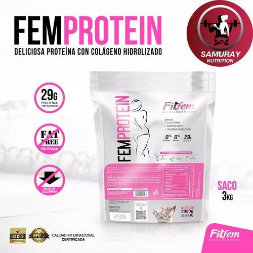 Fem Protein Saco 3kilos/totalmente Sellado