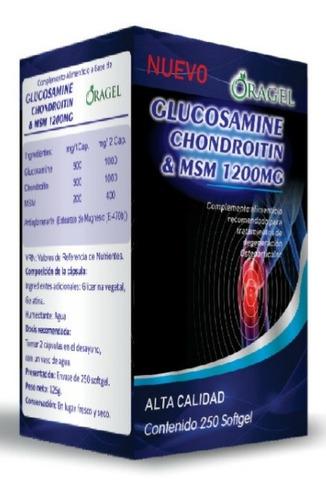 Glucosamine Chondroitin Msm 1200mg Oragel 250 Softgel