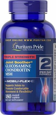 Glucosamine Chondroitin Msm 180 Cápsulas Importada Usa