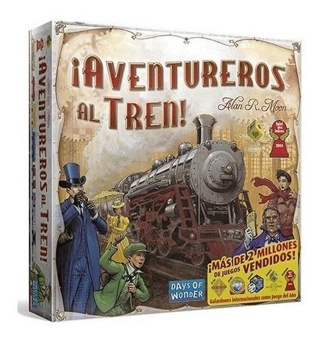Juego Aventureros Al Tren - Español, Multicolor Nuevo