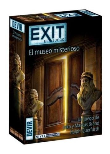 Juego De Mesa Exit 10 El Museo Misterioso Devir Original