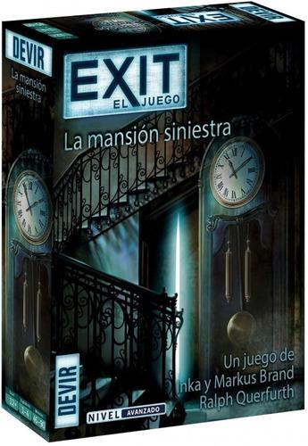 Juego De Mesa Exit 11 La Mansion Siniestra Devir Original