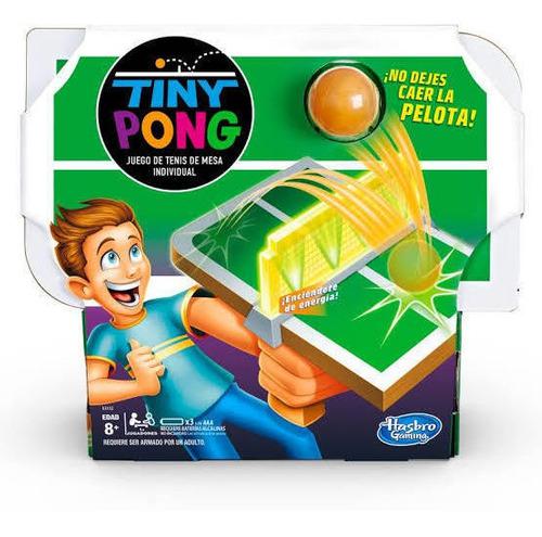 Juego De Mesa Tiny Pong - Hasbro - No Monopolio