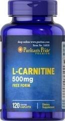 L Carnitina 500mg 120 Tabletas Made In Usa