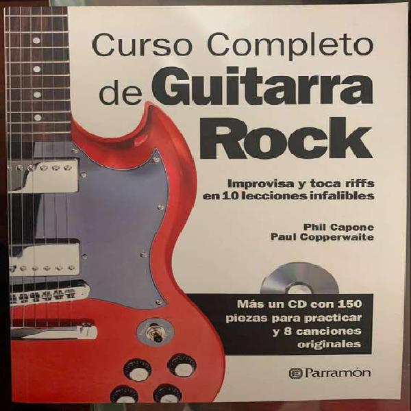 Libro Curso Completo de Guitarra Rock - Capone y Copperwaite