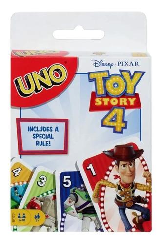 Mattel Cartas Uno Toy Story 4 Gdj88 Scp Pelusa Regalos