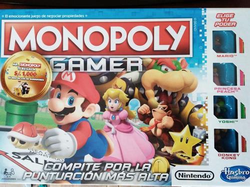Monopolio Monopoly Gamer Edicion Mario Bros Original Nuevo