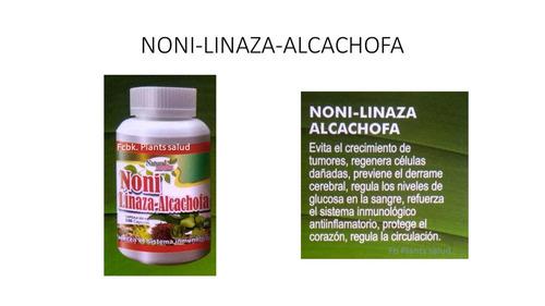 Noni Linaza Alcachofa Natural Medix 100 Capsulas