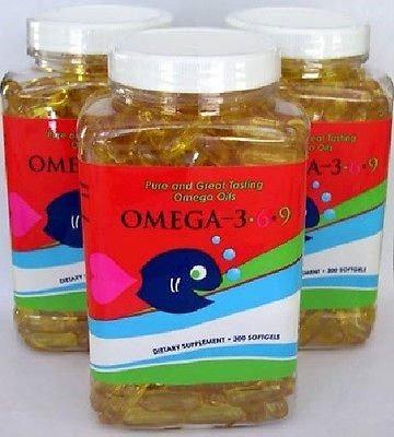 Omega 3,6,9 Flaxseed Oil, Fish Oil (epa/dha) 300 Pastillas