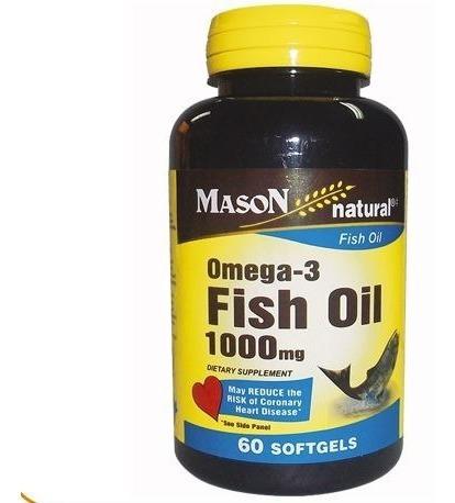 Omega 3 Fish Oil 1000mg Mason Epa Dha El Original
