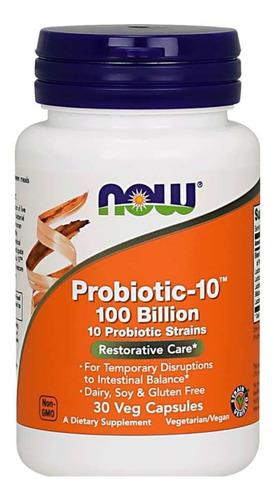 Probiótico 100 Billones De 30 Veg Caps De Usa