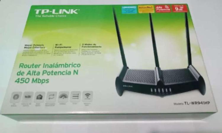 Router Inalambrico 450mbps 9dbi Rompe Muros Wr941hp