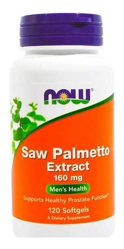 Saw Palmetto Extracto Now 120 Capsulas Usa