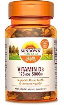 Vitamina D3 5,000 Iu Contiene 150 Cap. Traído Usa