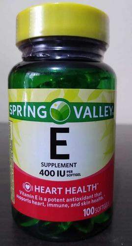 Vitamina E 400iu,100 Softgels, Spring Valley