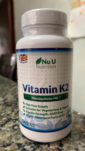 Vitamina K2 365 Capsulas Importada De Usa